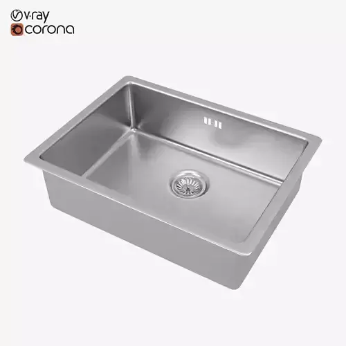 Bredskar Single Bowl Inset Sink 3D model