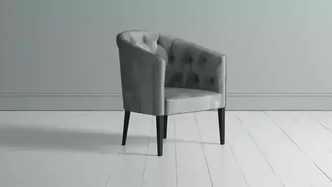 Polo Tub Buttoned Chair