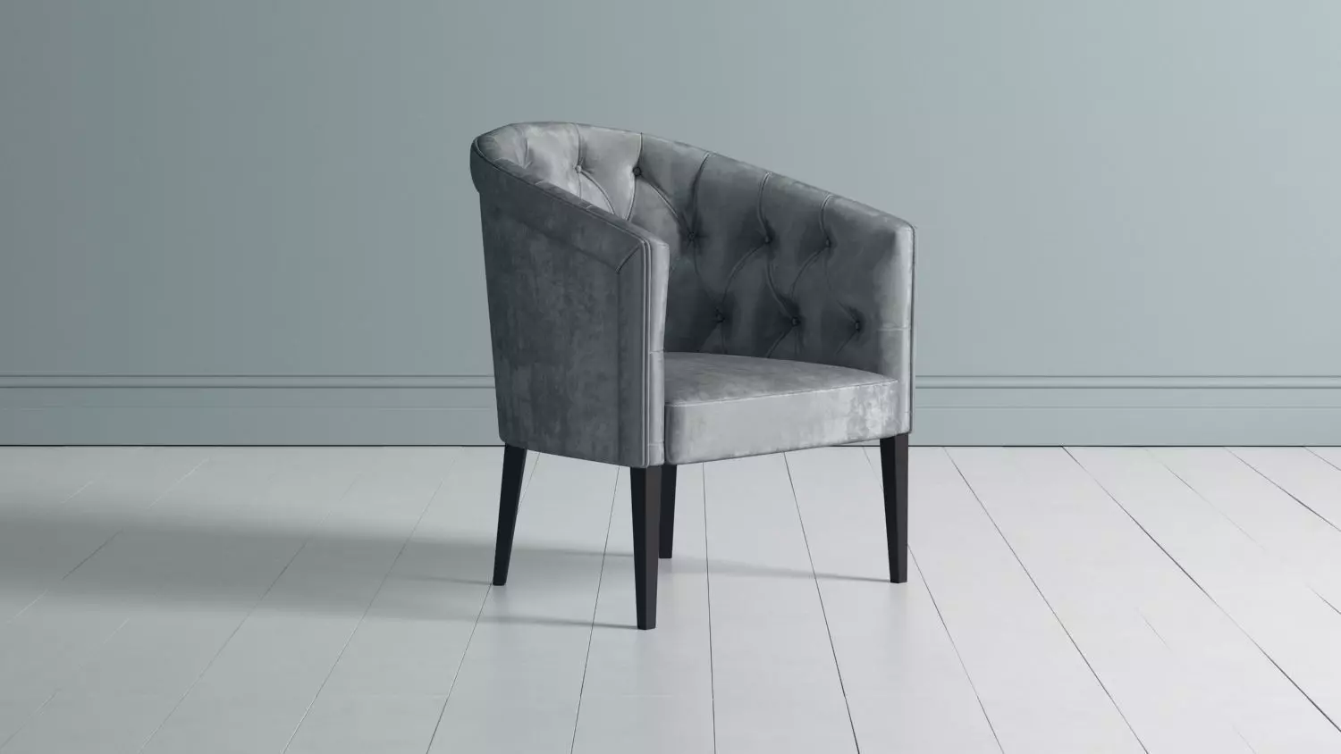 Polo Tub Buttoned Chair 3D model