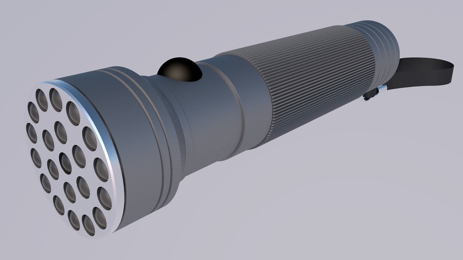 led flashlight Free 3D model_0
