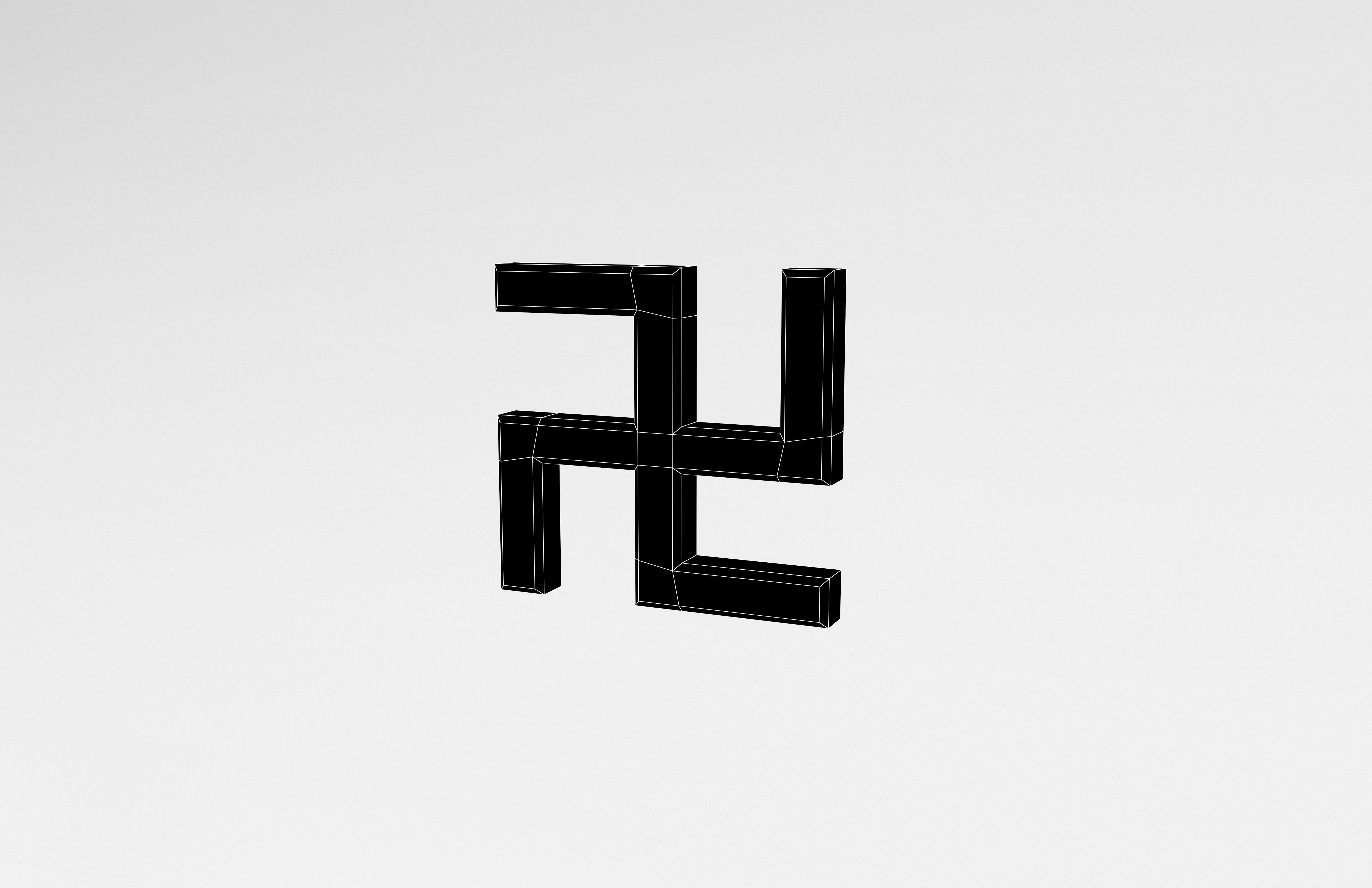 Buddhism Symbol v1 006 Low-poly 3D model_5