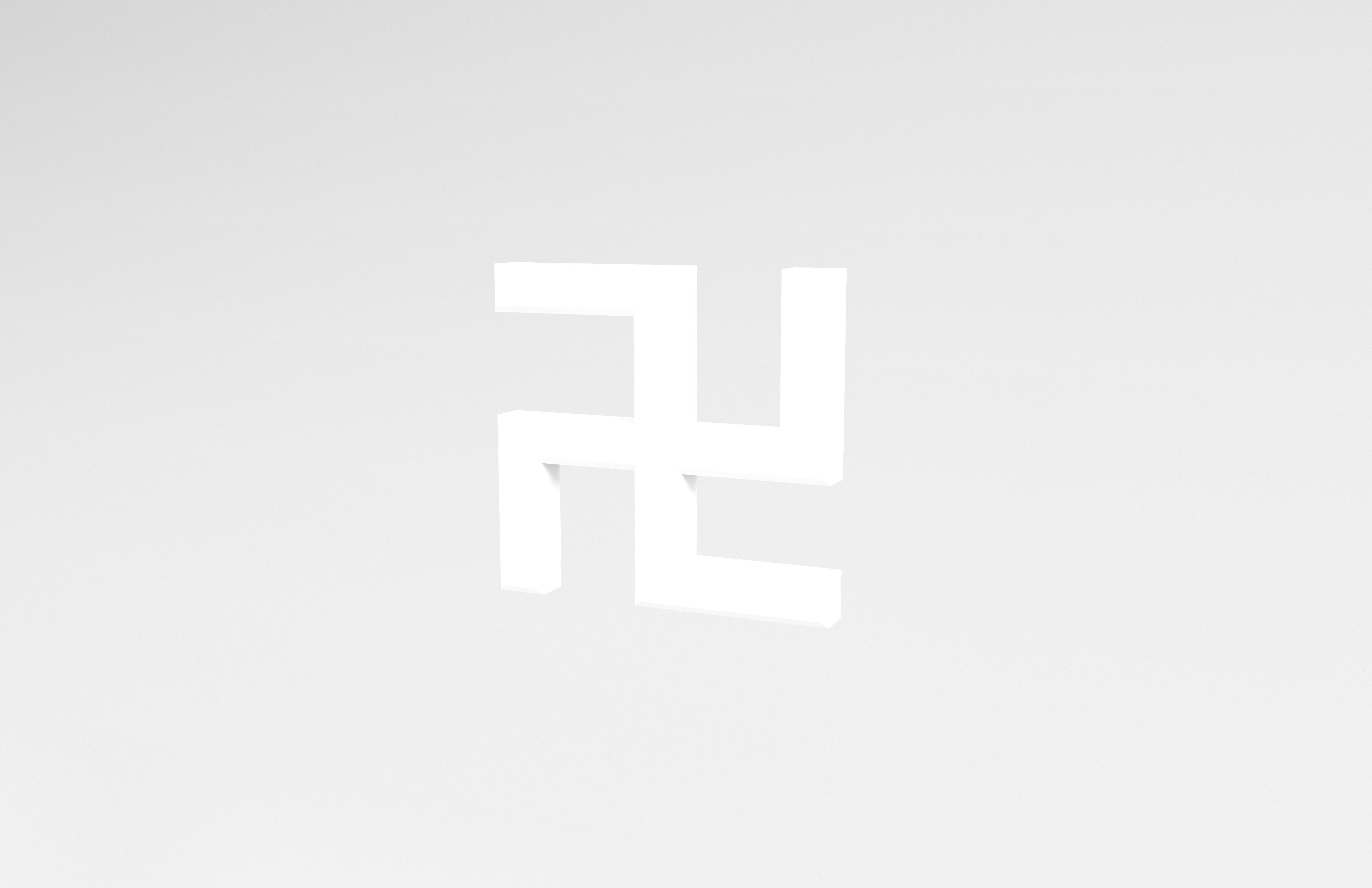 Buddhism Symbol v1 007 Low-poly 3D model_3