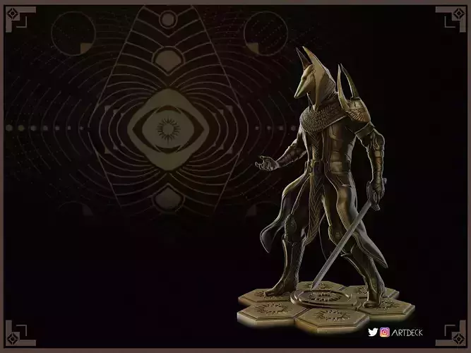 Trials of Osiris Warlock Figurine Free 3D print model