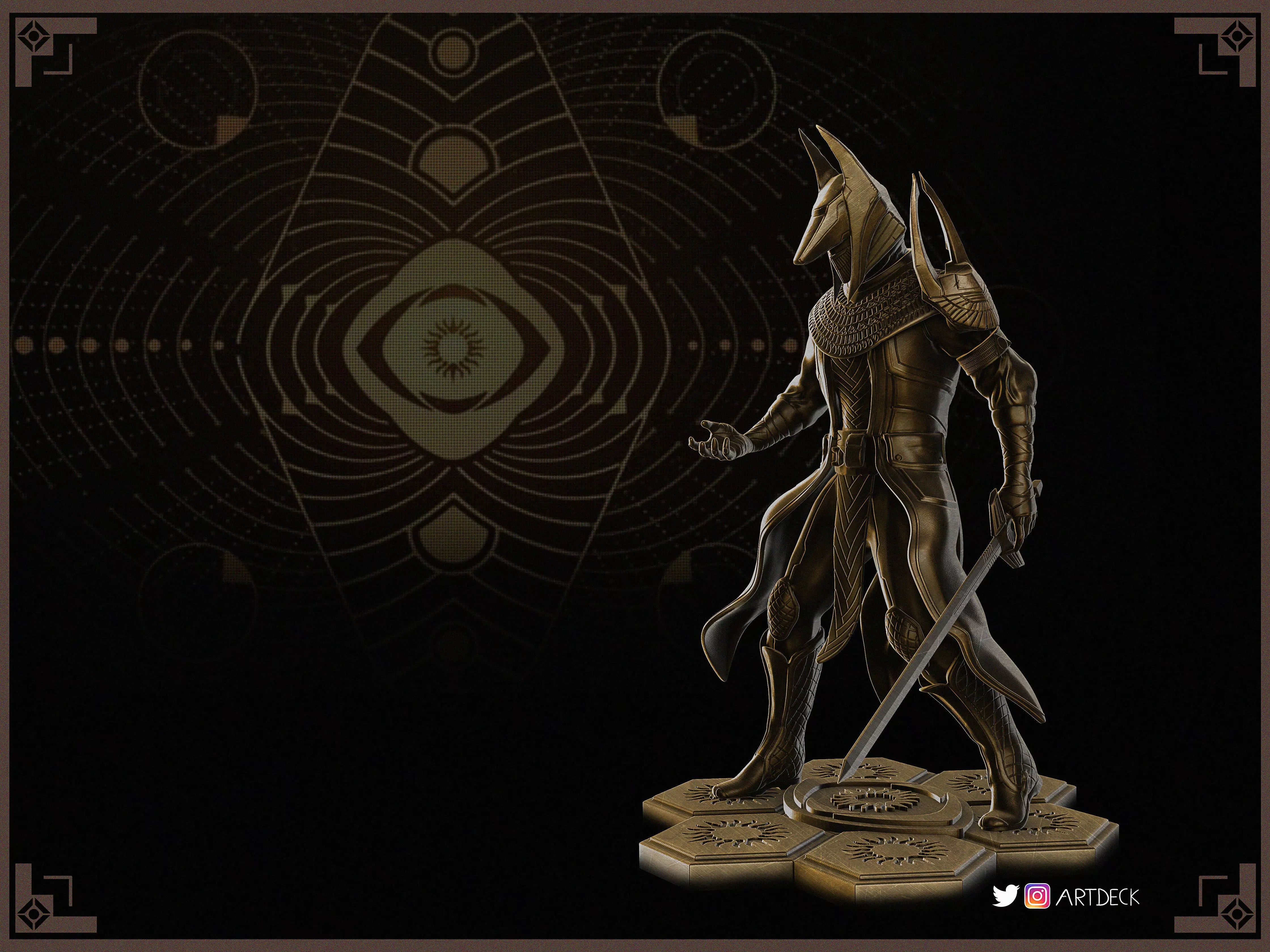 Trials of Osiris Warlock Figurine Free 3D print model_0