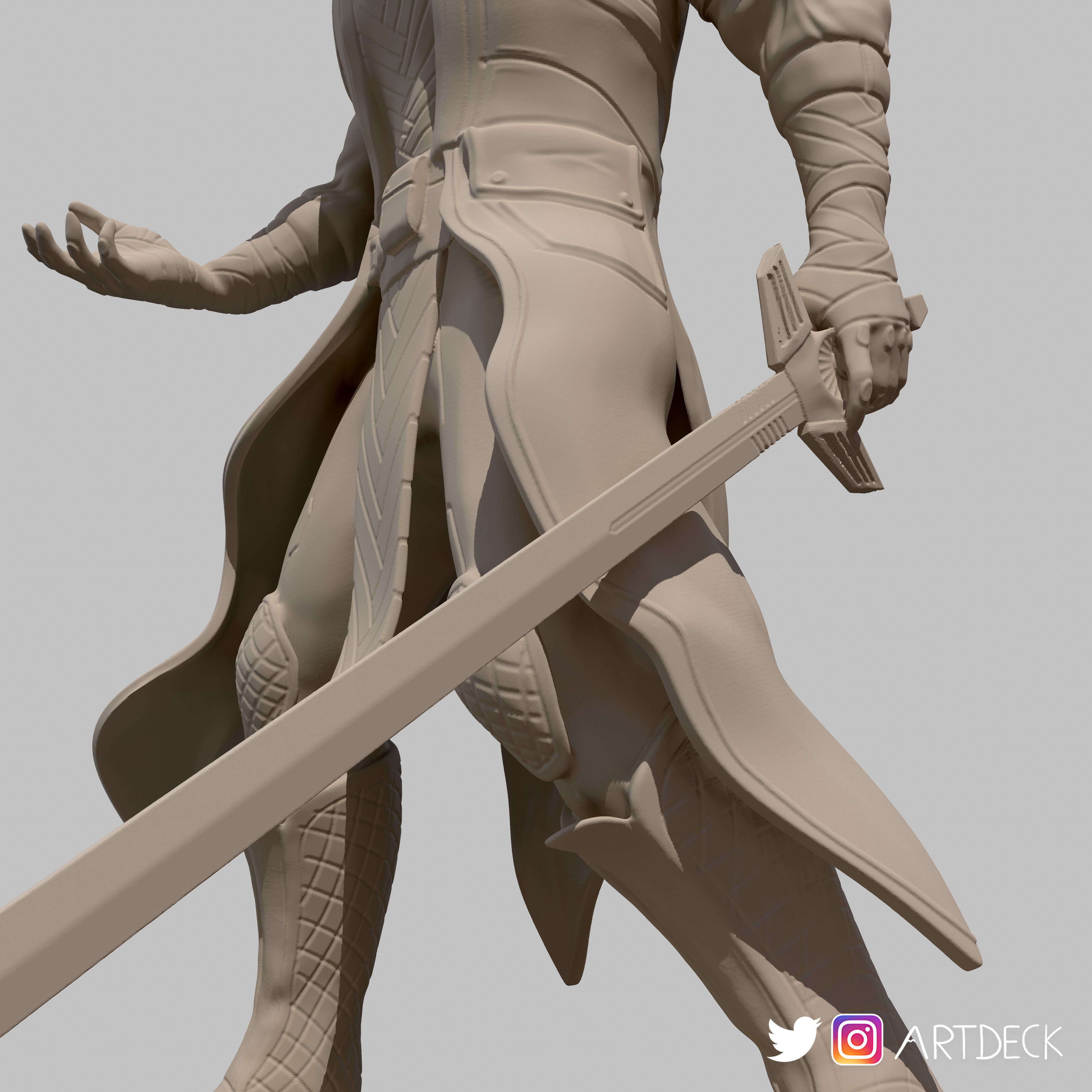 Trials of Osiris Warlock Figurine Free 3D print model_6