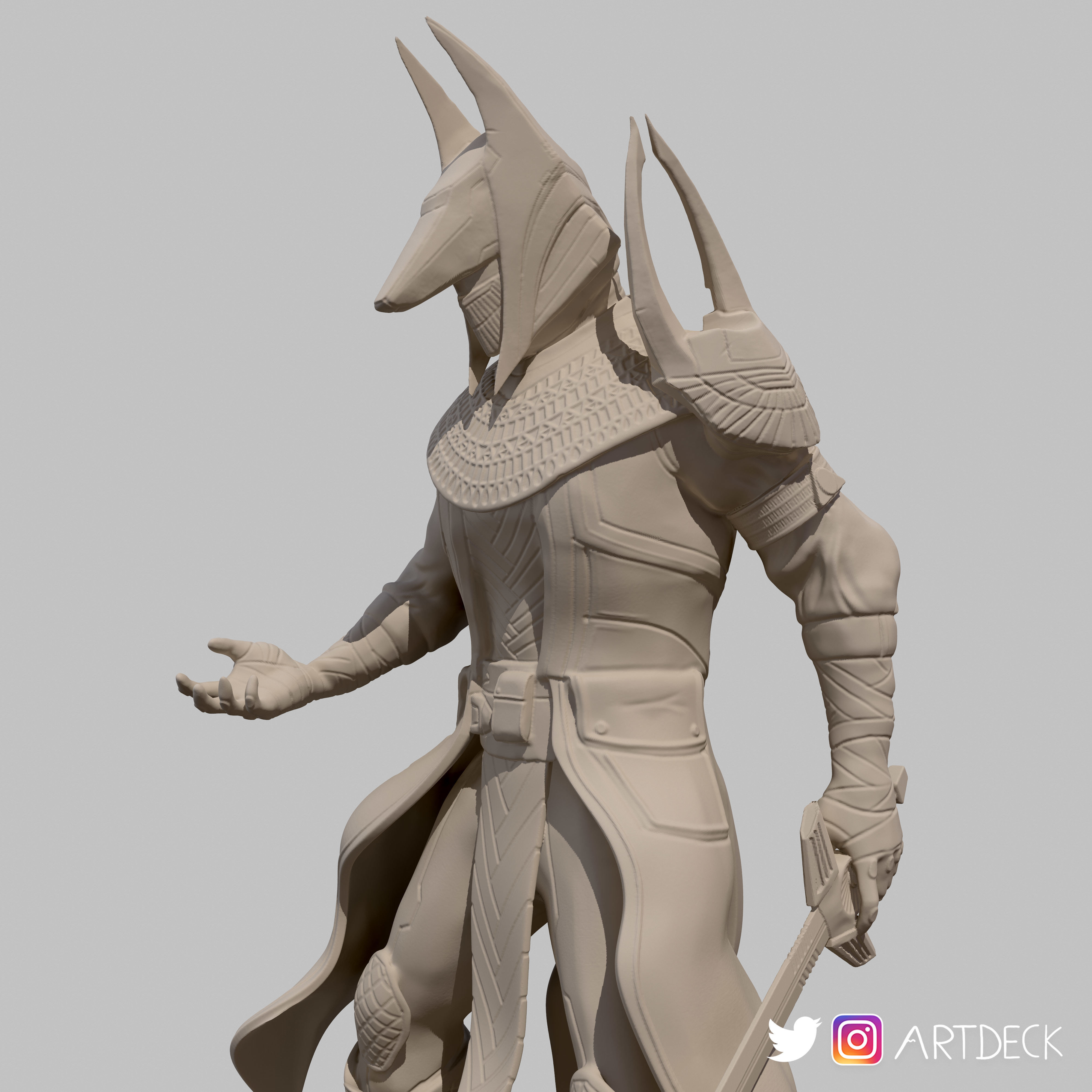 Trials of Osiris Warlock Figurine Free 3D print model_4