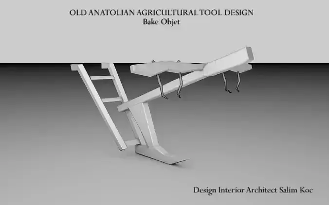  OLD ANATOLIAN AGRICULTURAL TOOL DESIGN