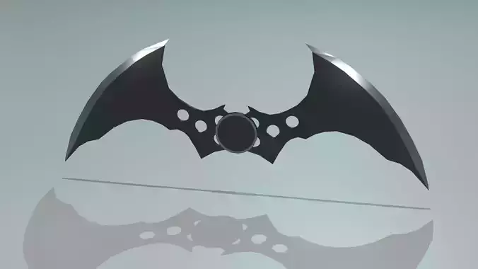 Batarang 3d max Low-poly 3D model