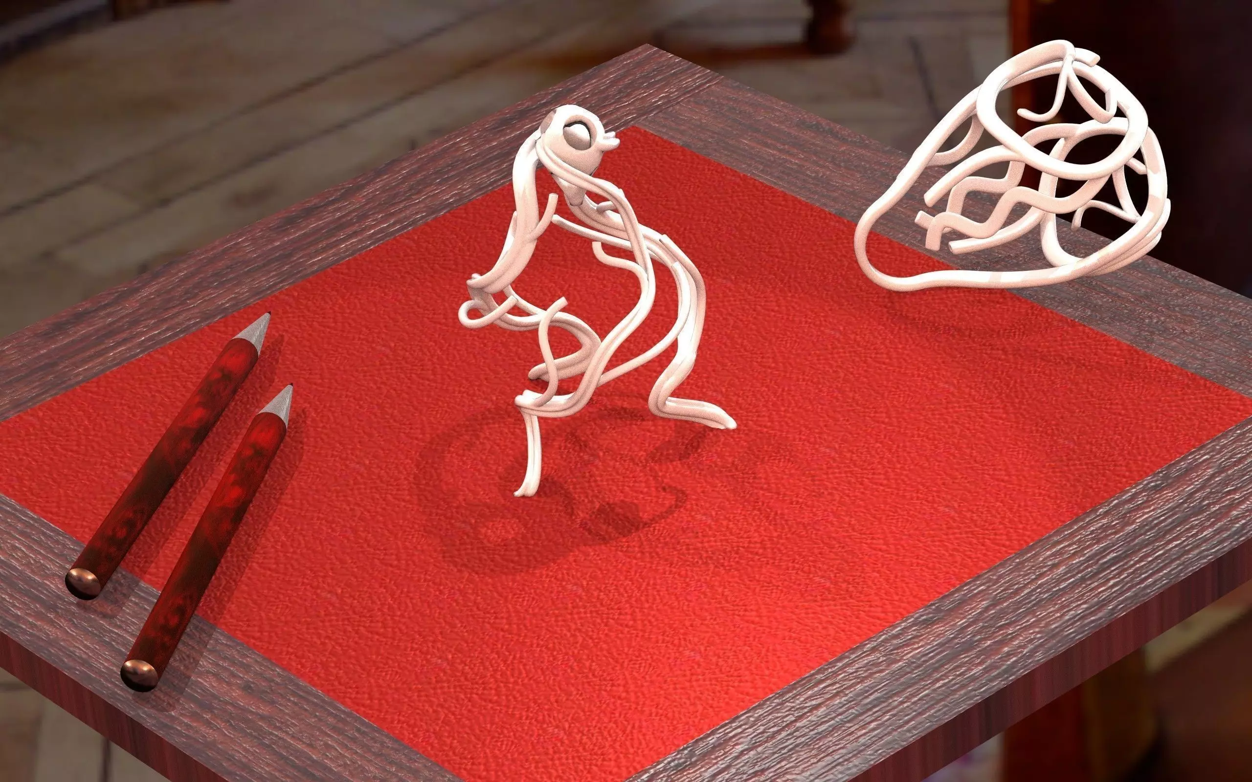 pear to be posed 3D print model_0