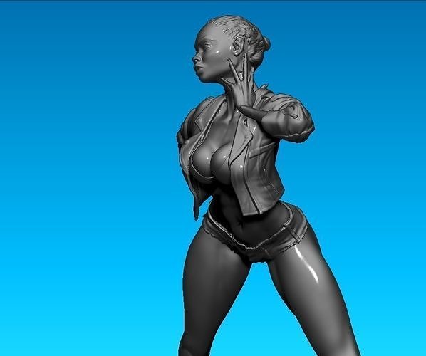 Naked  girl 3D print model