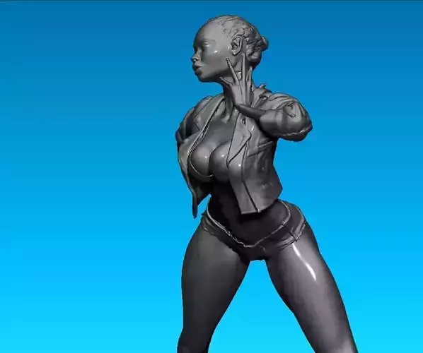 Naked  girl 3D print model