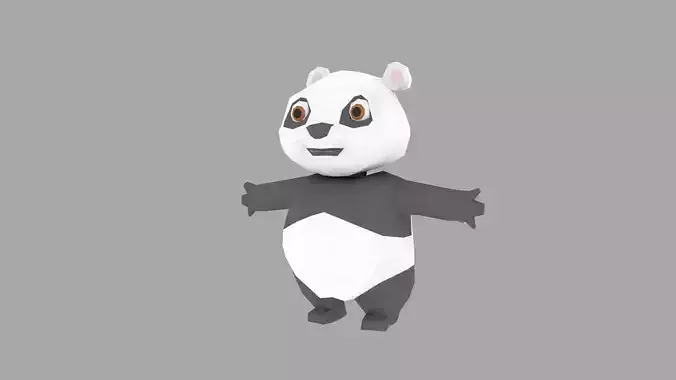 panda made in blender