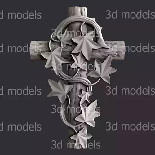 3d STL models for CNC router or 3d printer  cross18
