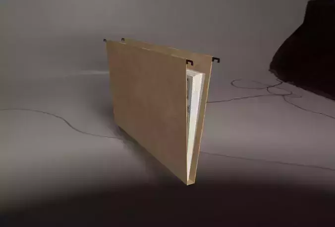 File folder Free low-poly 3D model