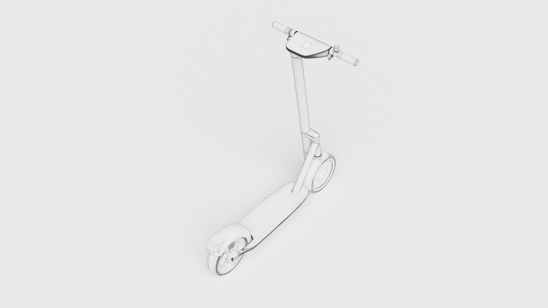 electric scooter 3D model_4