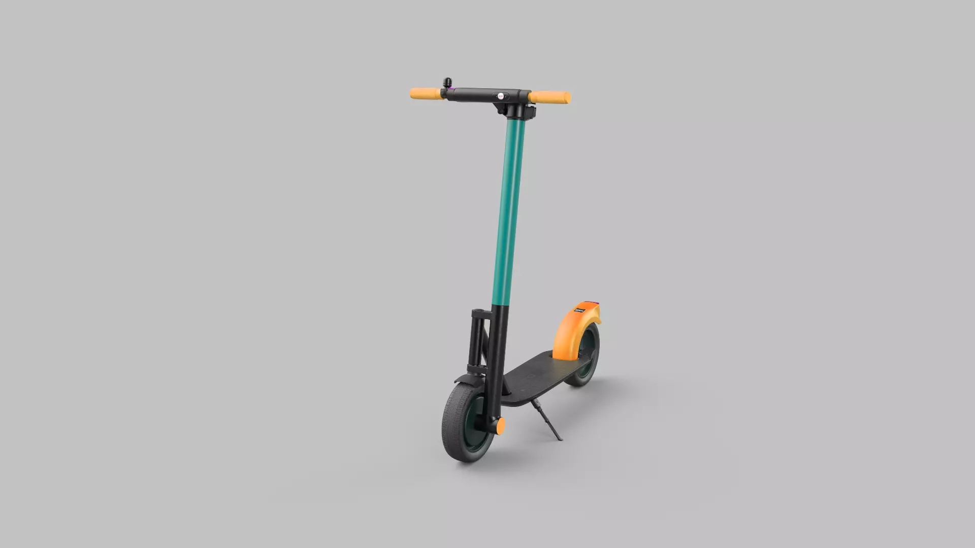 electric scooter 3D model_0
