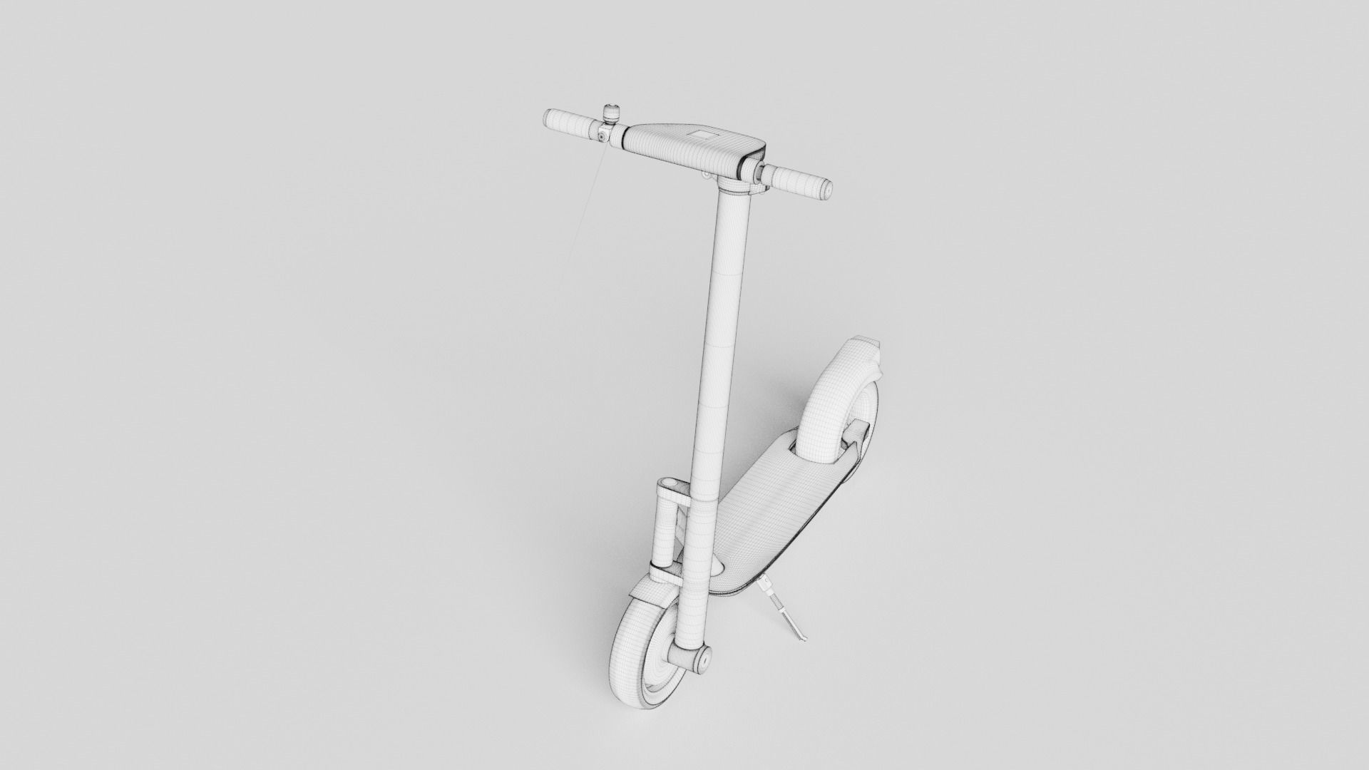 electric scooter 3D model_3