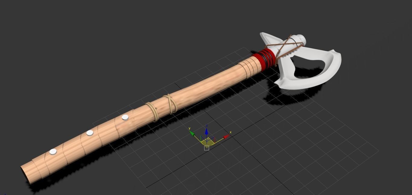 tomahawk assassins creed 3D model_3