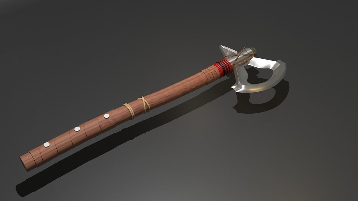 tomahawk assassins creed 3D model_0