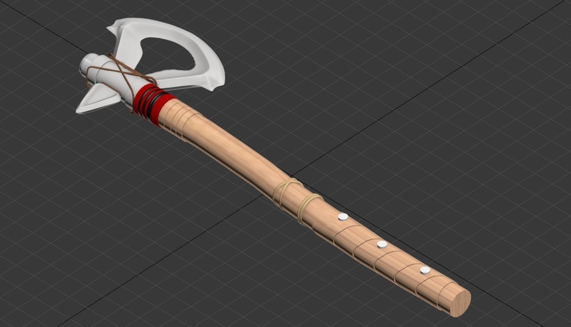 tomahawk assassins creed 3D model_2