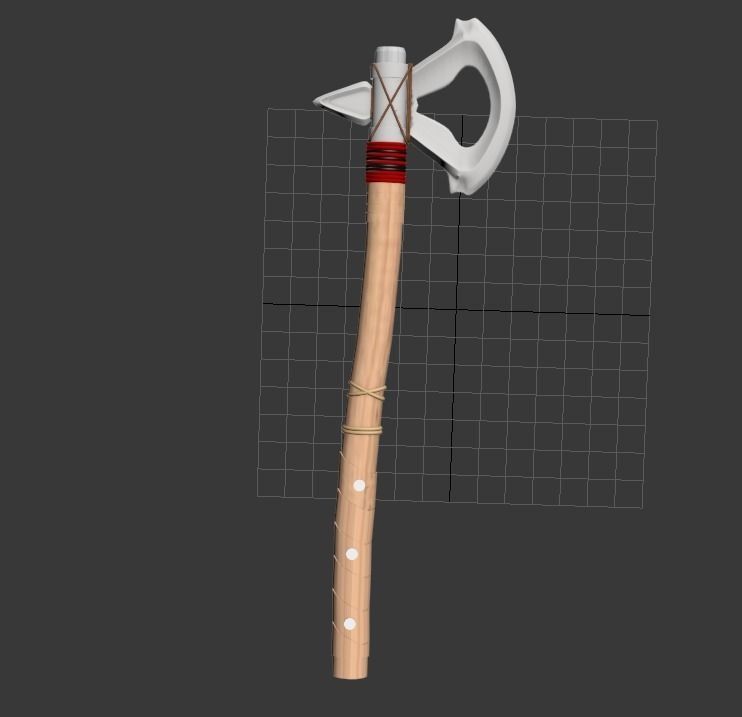 tomahawk assassins creed 3D model_1