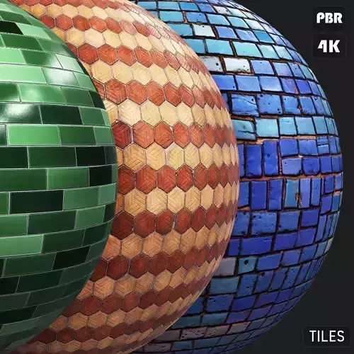 PBR Tiles Colored