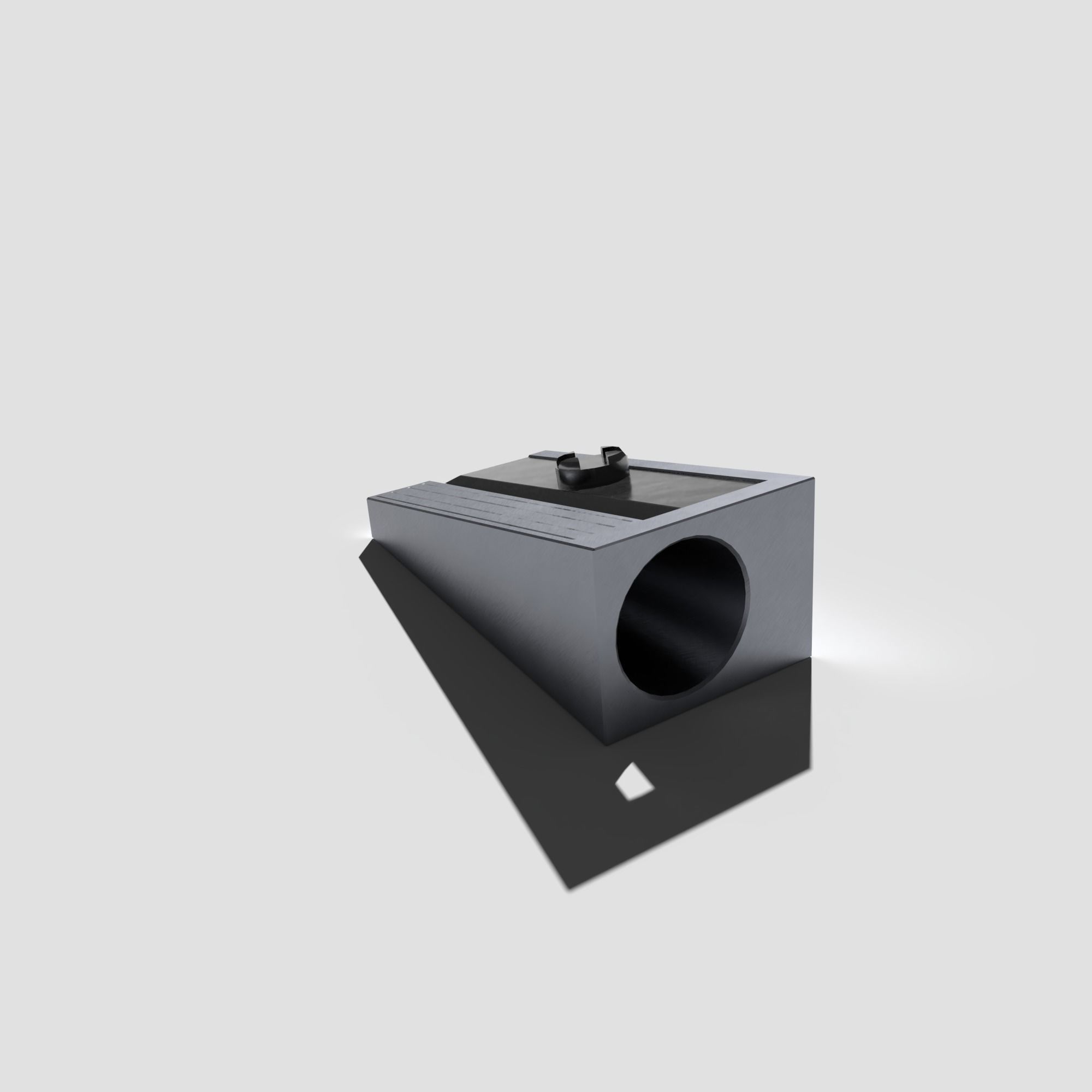 Pencil Sharpener Low-poly 3D model_20