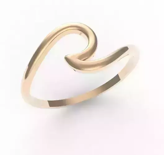 simple line ring 3D print model