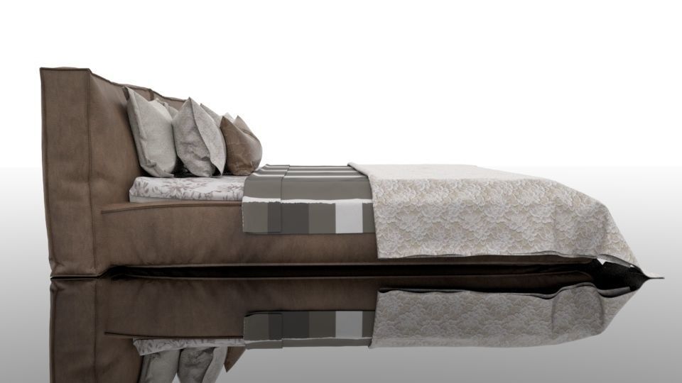 A Beautiful Bed 3D model_5