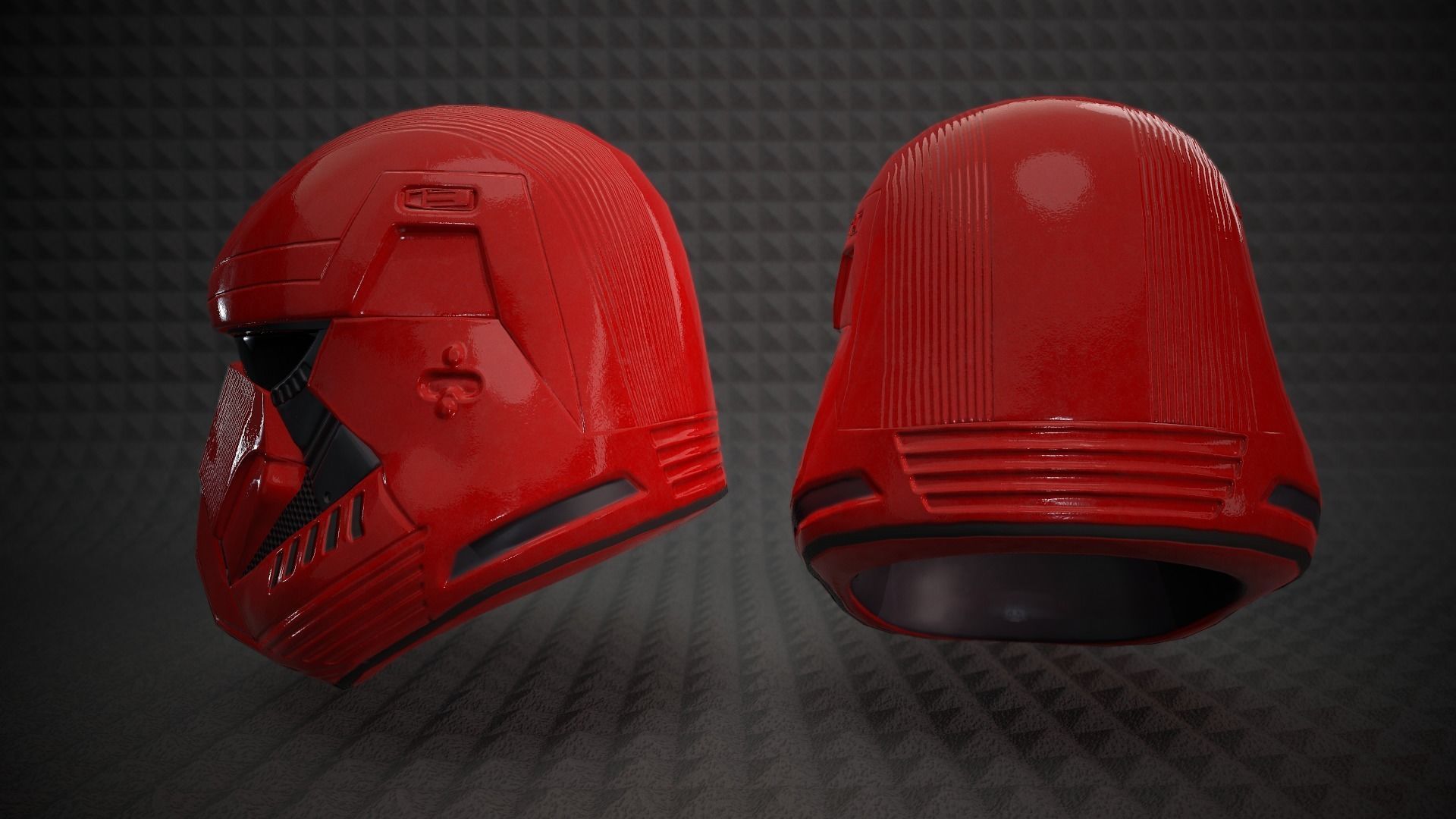3D model Sith Trooper Helmet - Star Wars The Rise Of The Skywalker VR ...