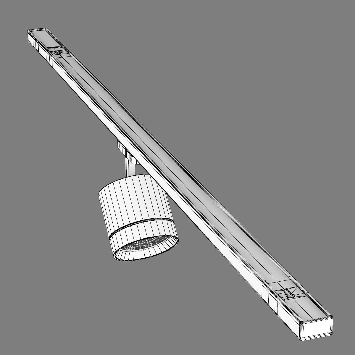 3012xx Canno Lightstar LED lamp for 1-phase track 3D model_11