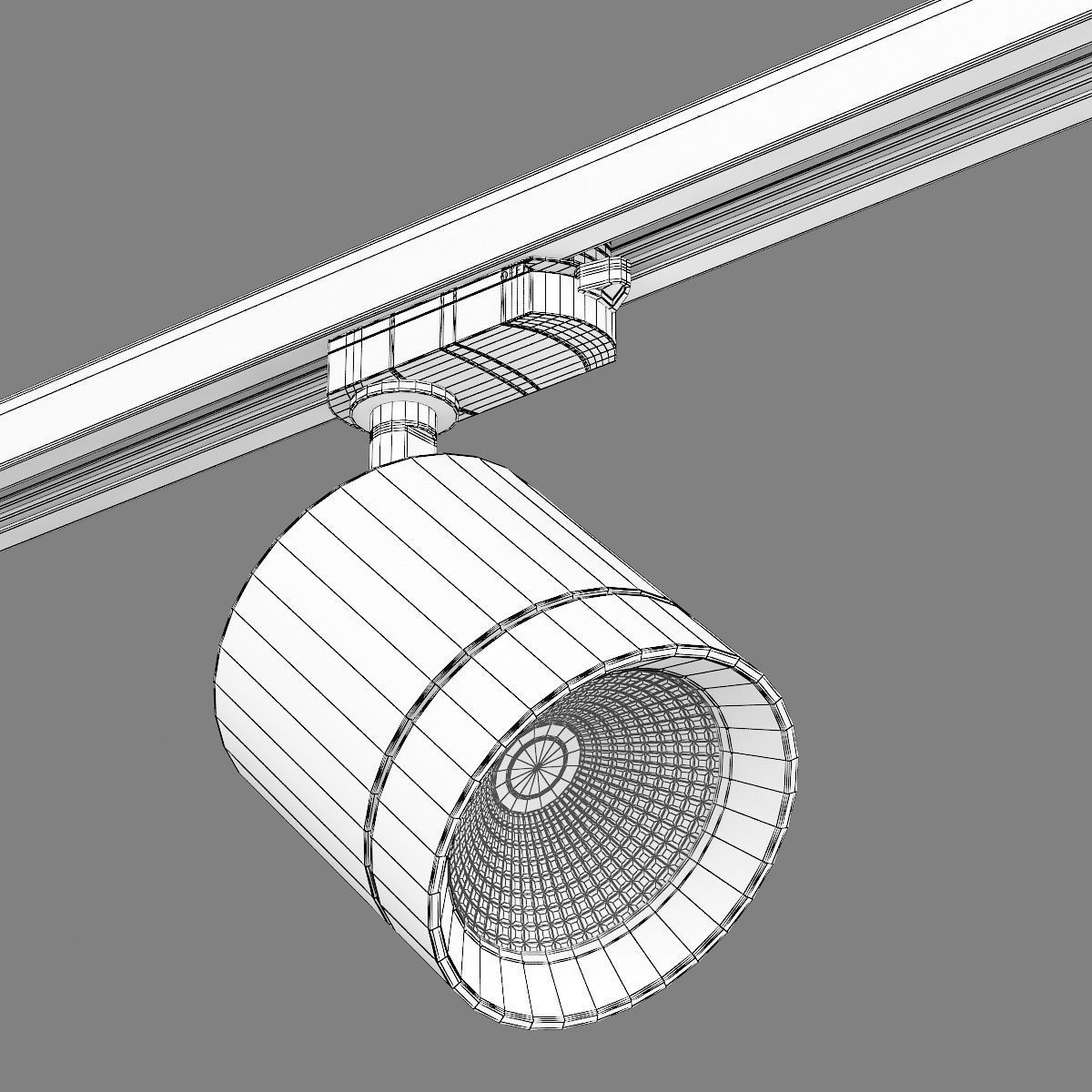 3012xx Canno Lightstar LED lamp for 1-phase track 3D model_9