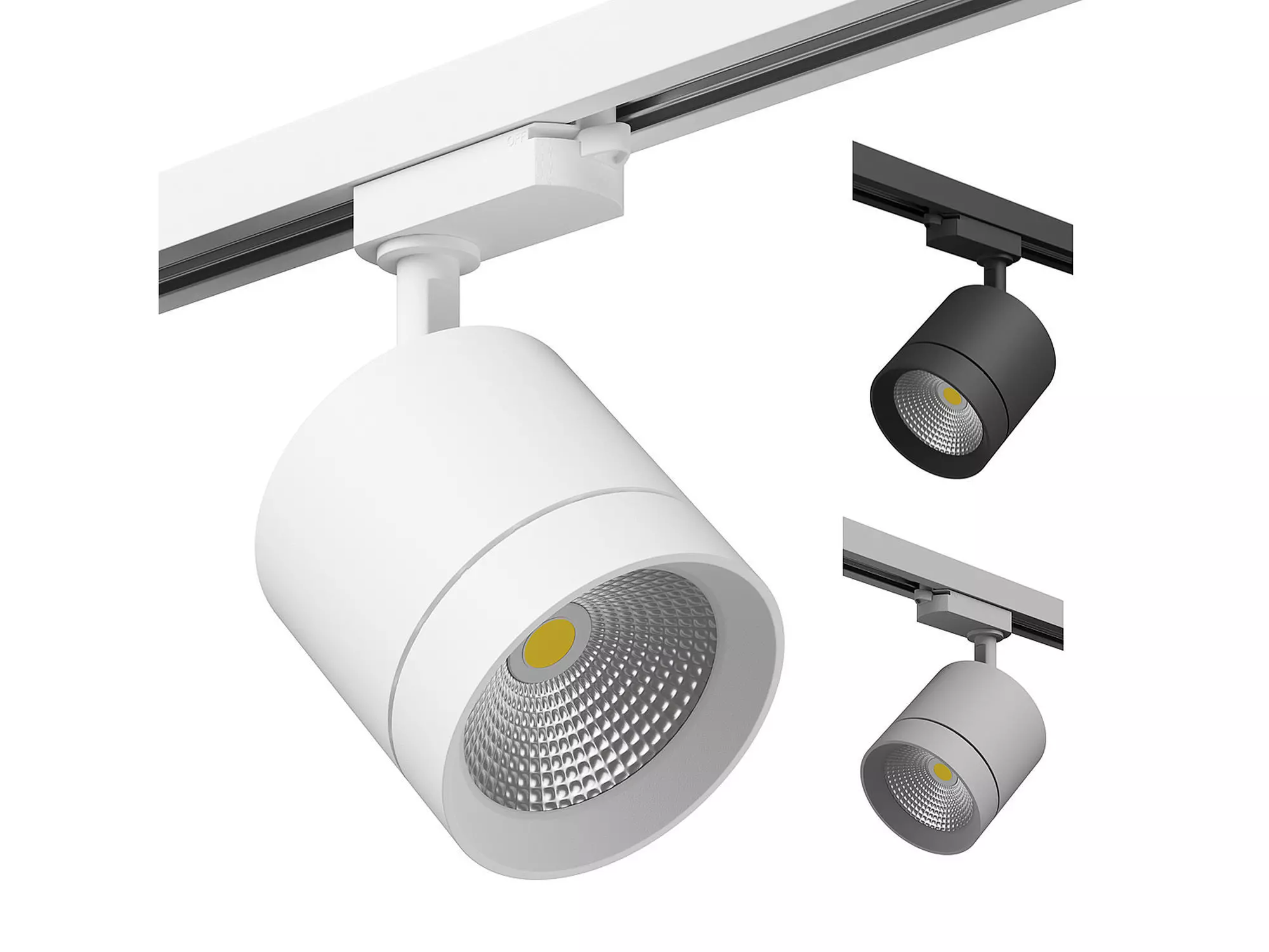 3012xx Canno Lightstar LED lamp for 1-phase track 3D model_0