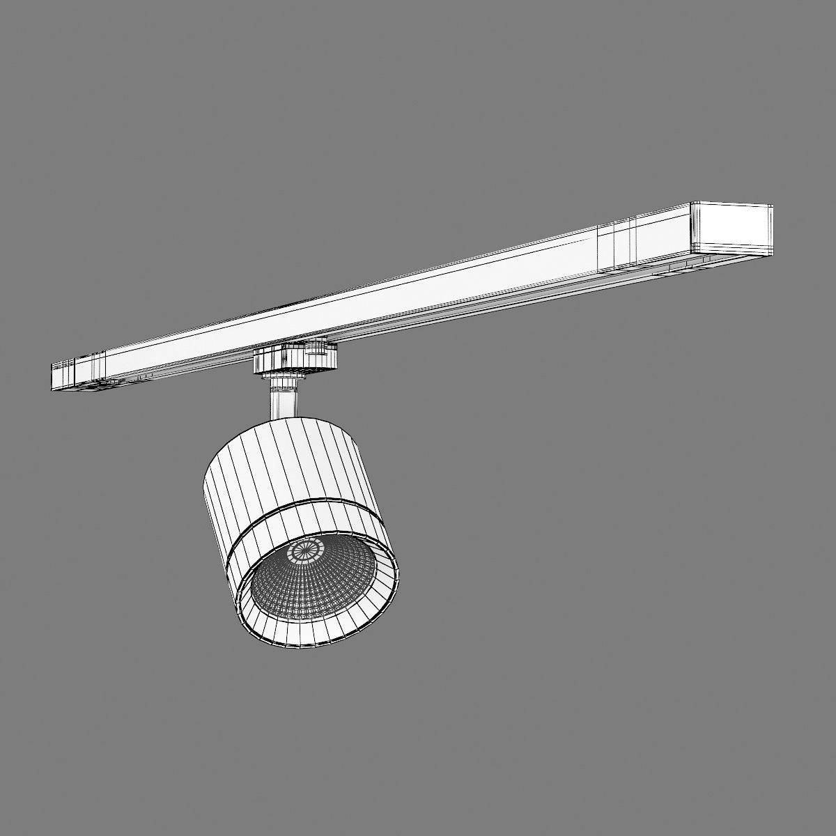 3012xx Canno Lightstar LED lamp for 1-phase track 3D model_8