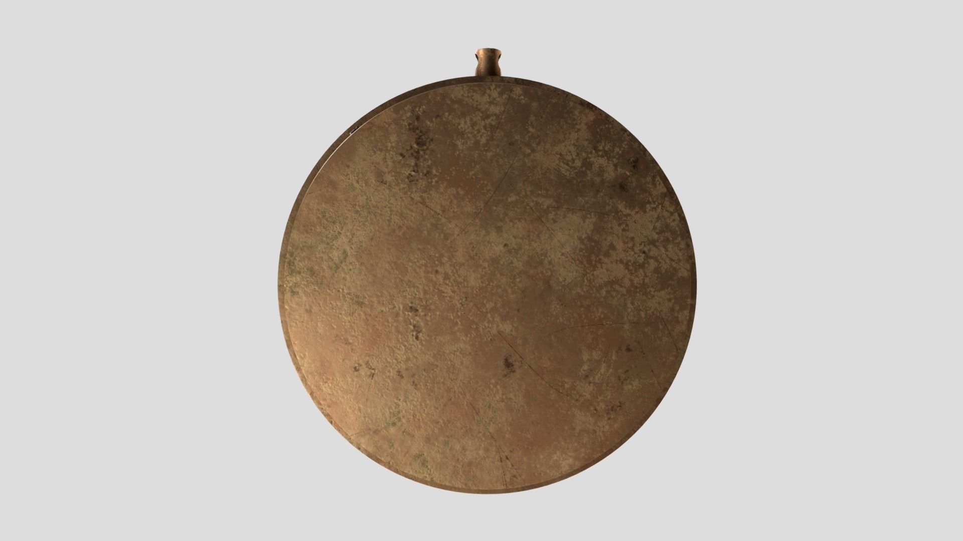 Antique Compass Low-poly 3D model_6