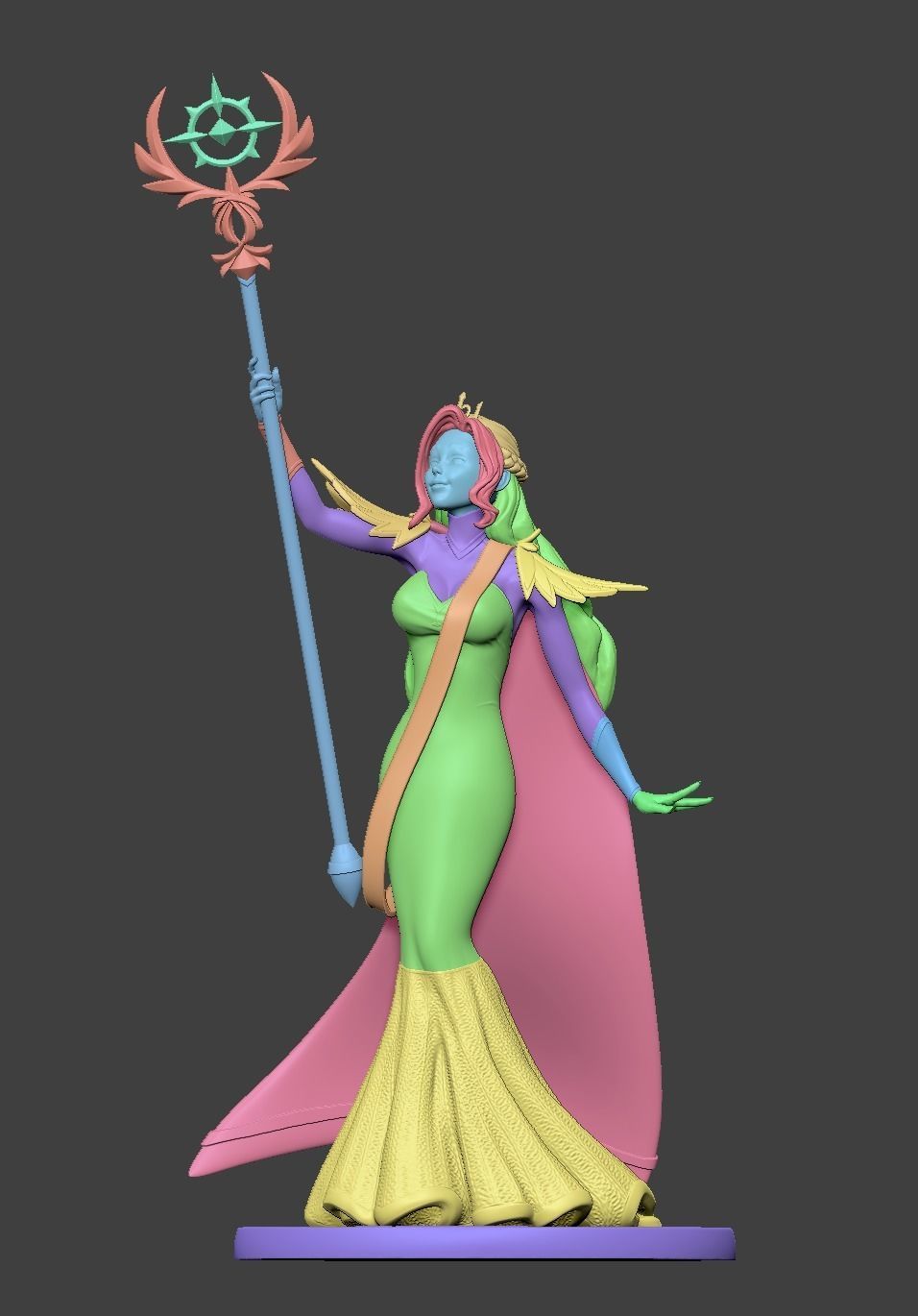 Belinda from AFK Arena 3D model_9