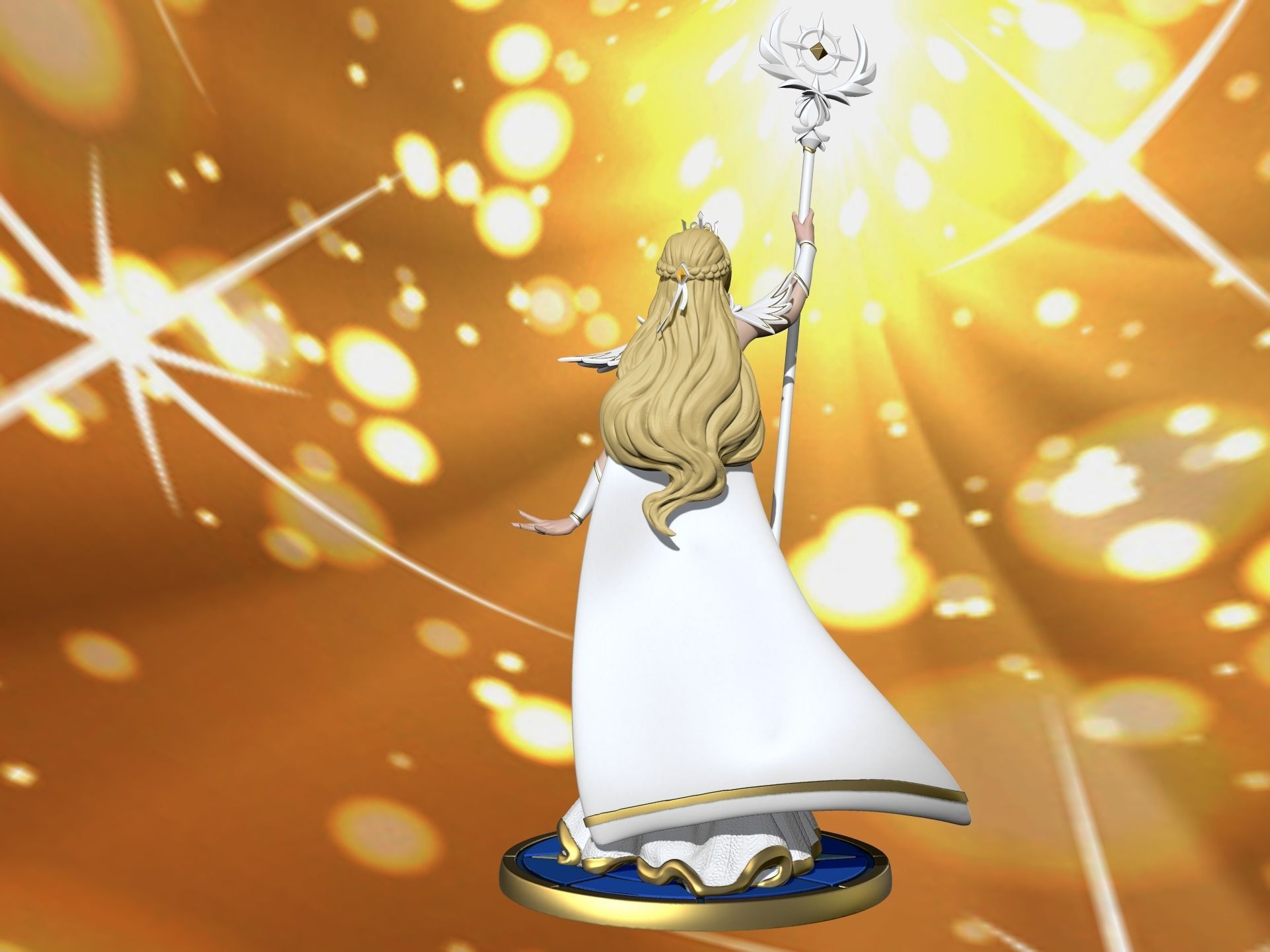 Belinda from AFK Arena 3D model_3