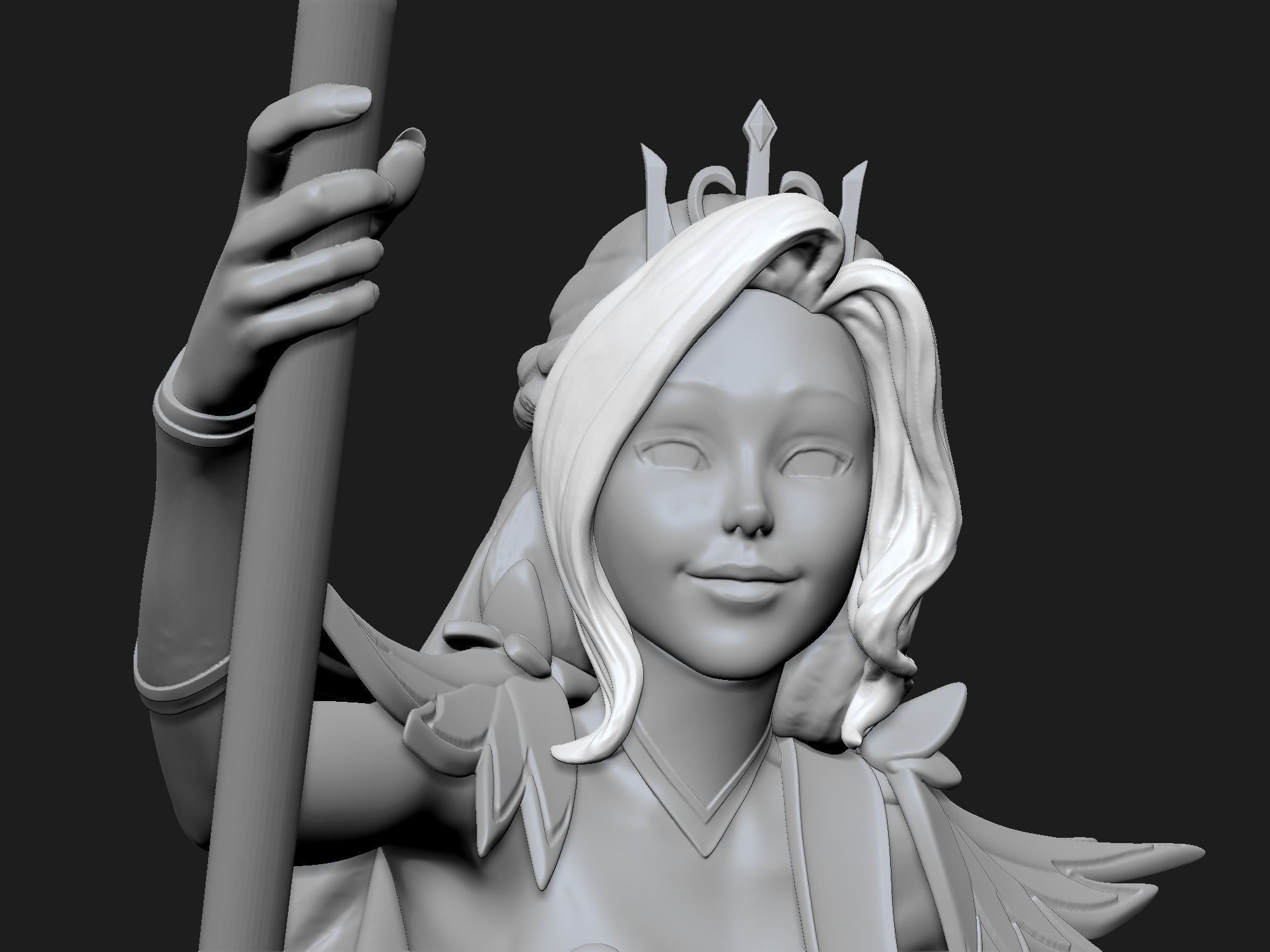 Belinda from AFK Arena 3D model_12