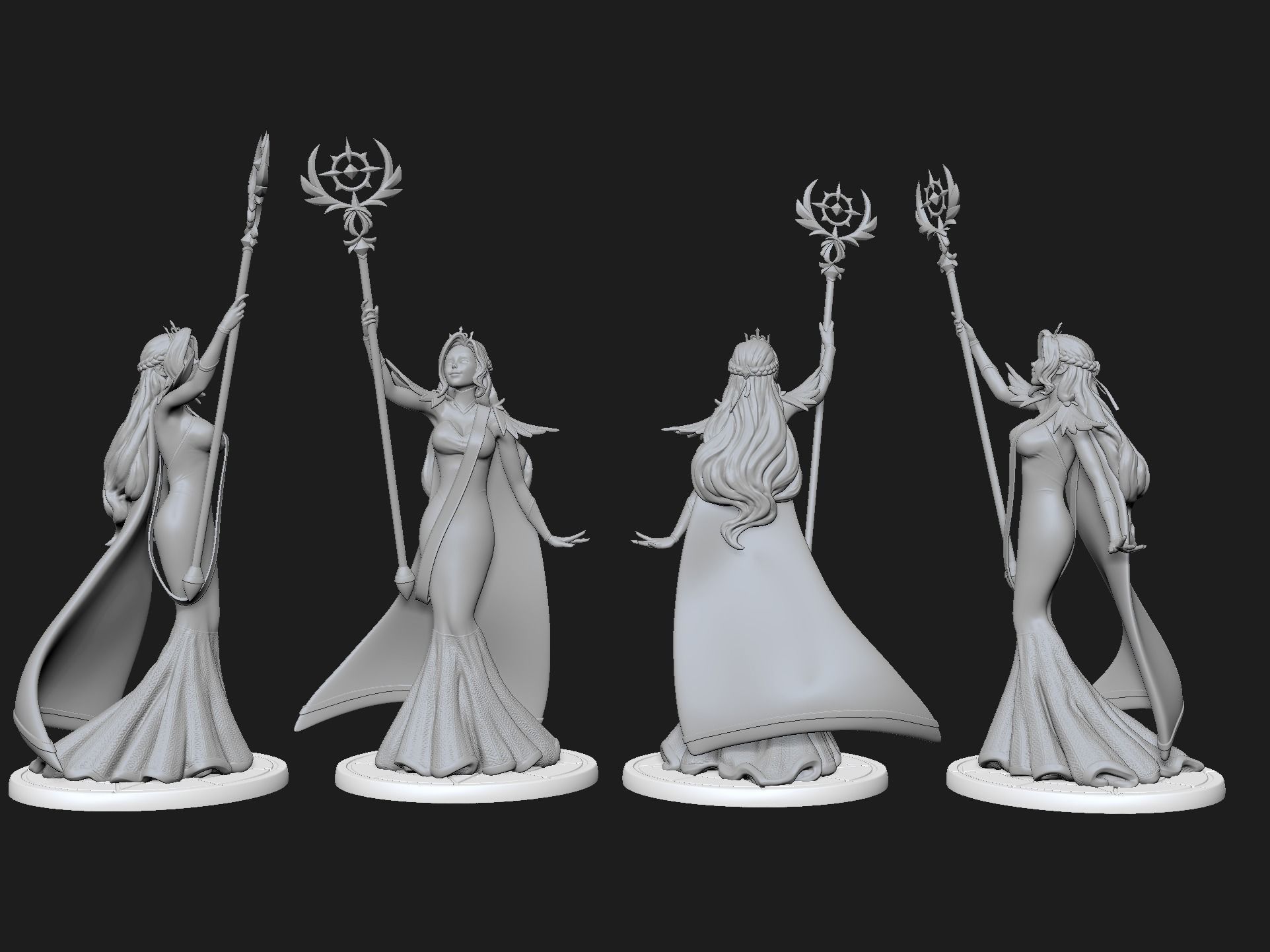 Belinda from AFK Arena 3D model_8