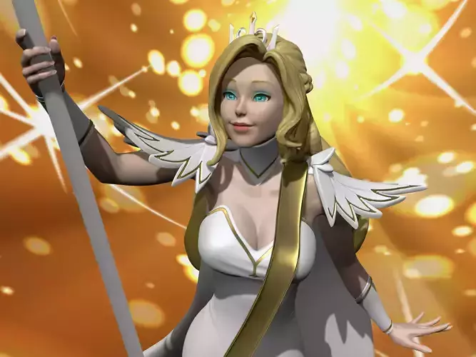 Belinda from AFK Arena 3D model