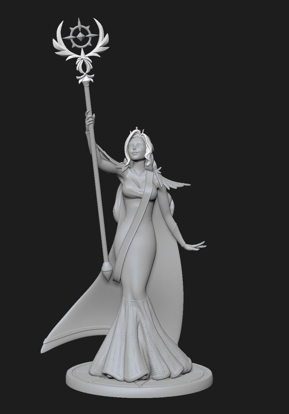 Belinda from AFK Arena 3D model_7
