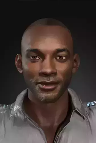 3D Character design for actor Will Smith 3D model model 3D model