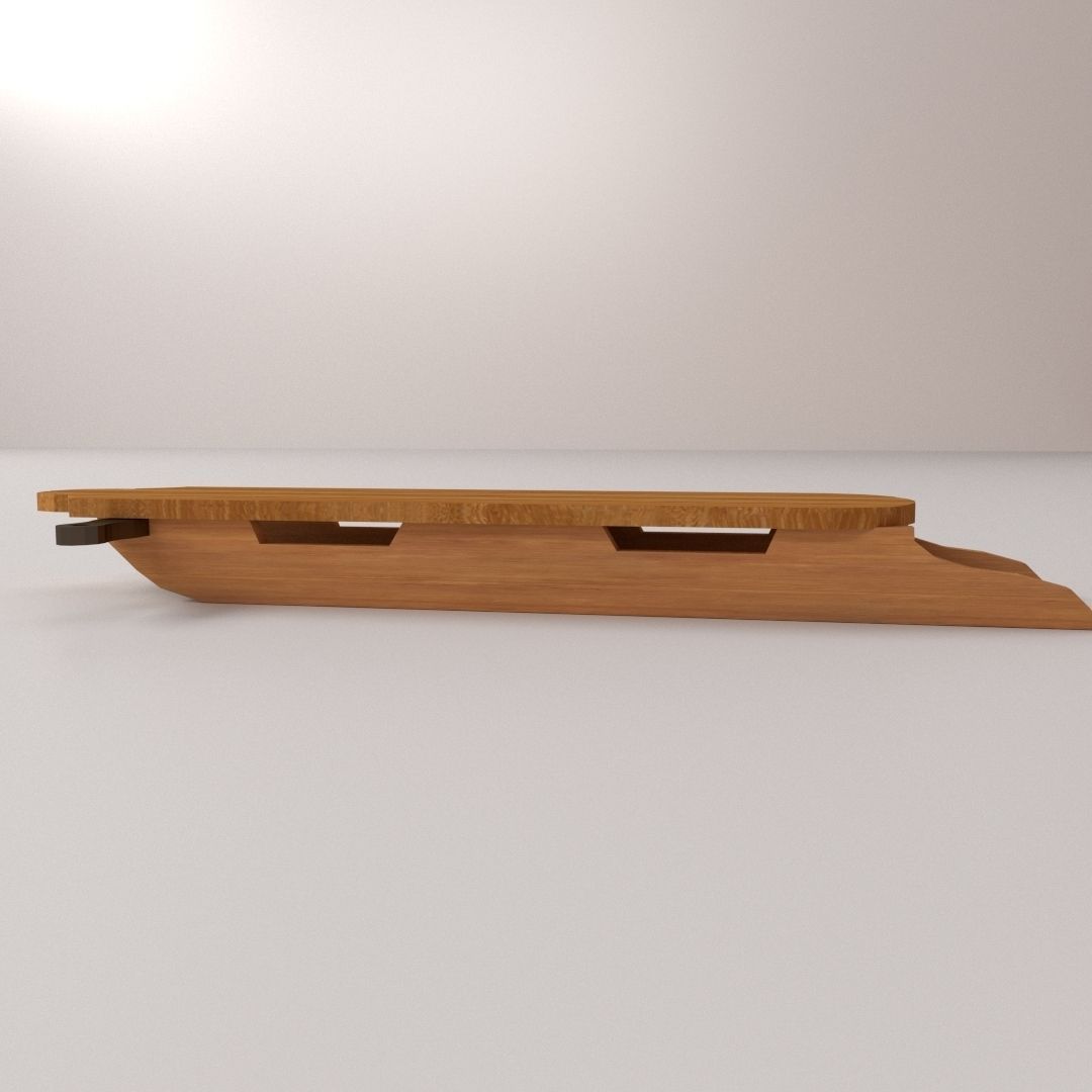 Sled Snow 3D model_2