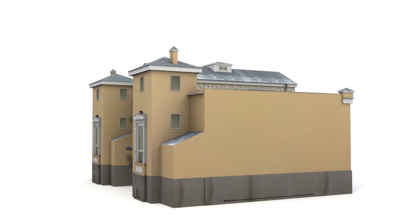 House Low-poly 3D model_3