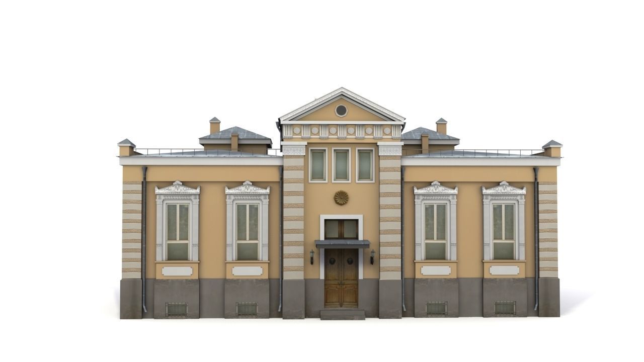 House Low-poly 3D model_1