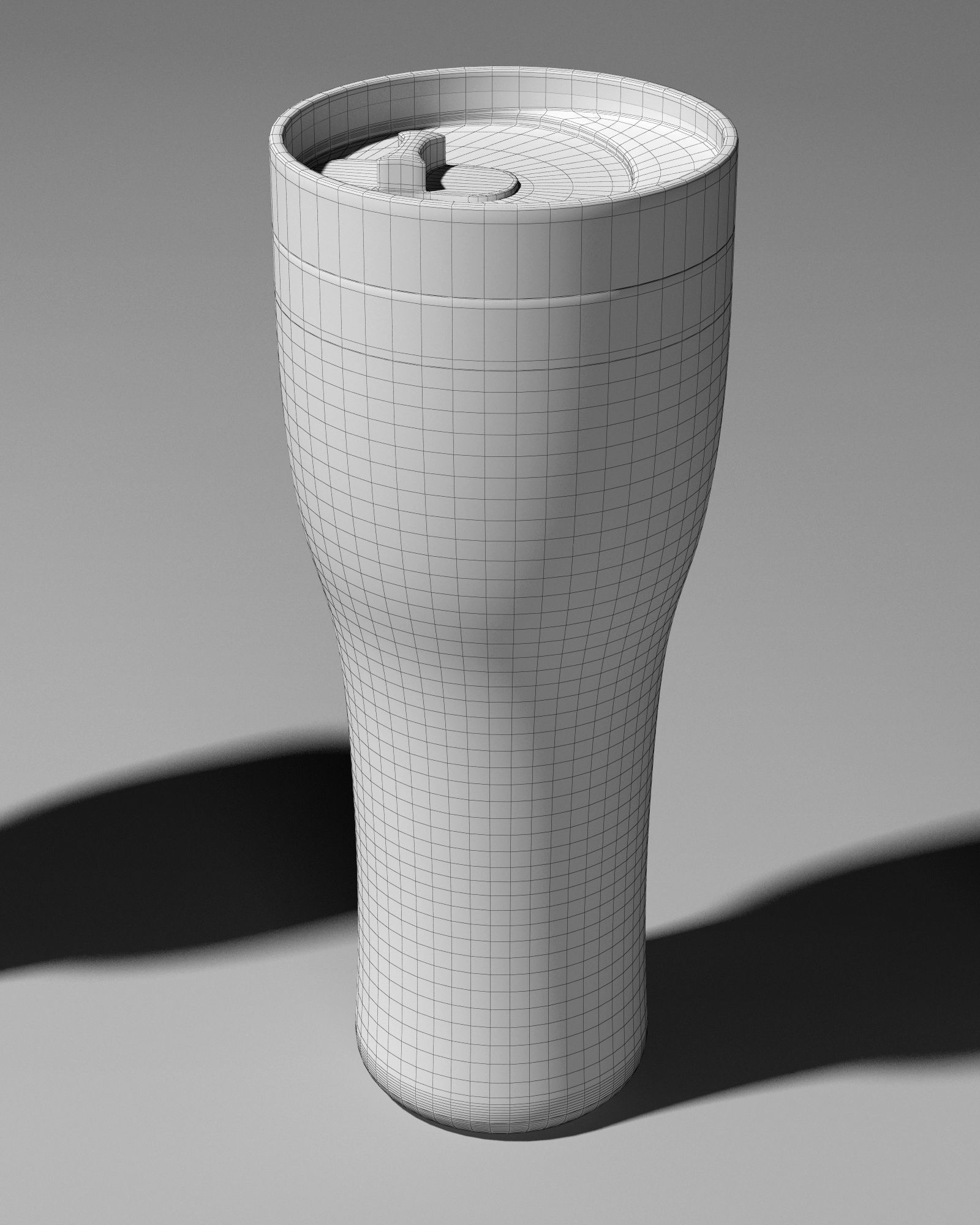 THERMAL COFFE GLASS 3D model_1