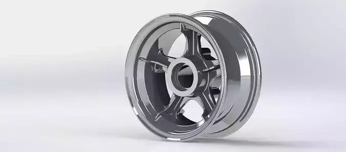 Airplane wheel drive 3D print model