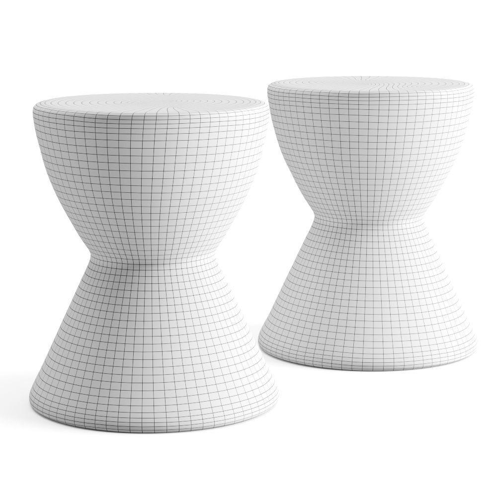 Coalwood End Table 3D model_5