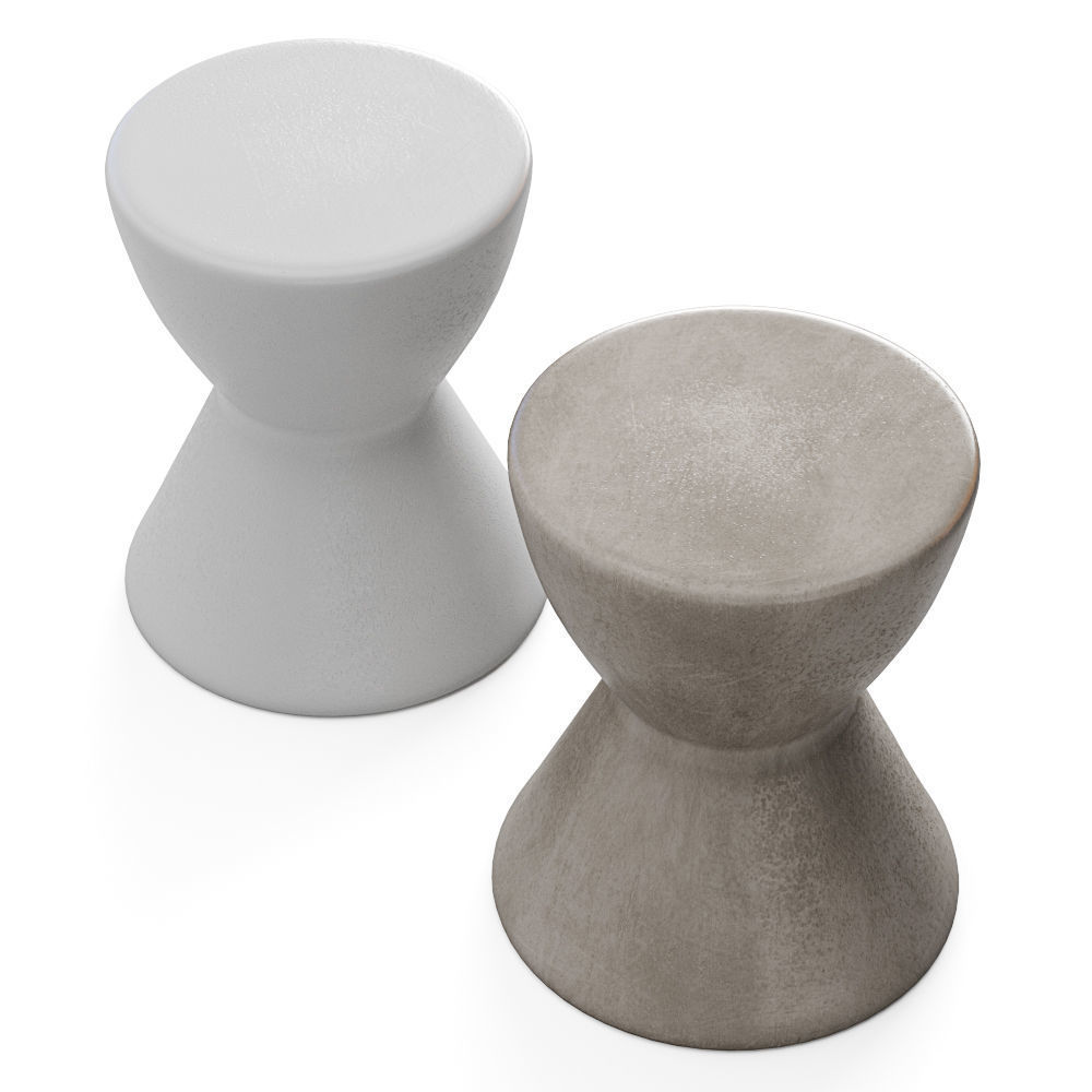 Coalwood End Table 3D model_2