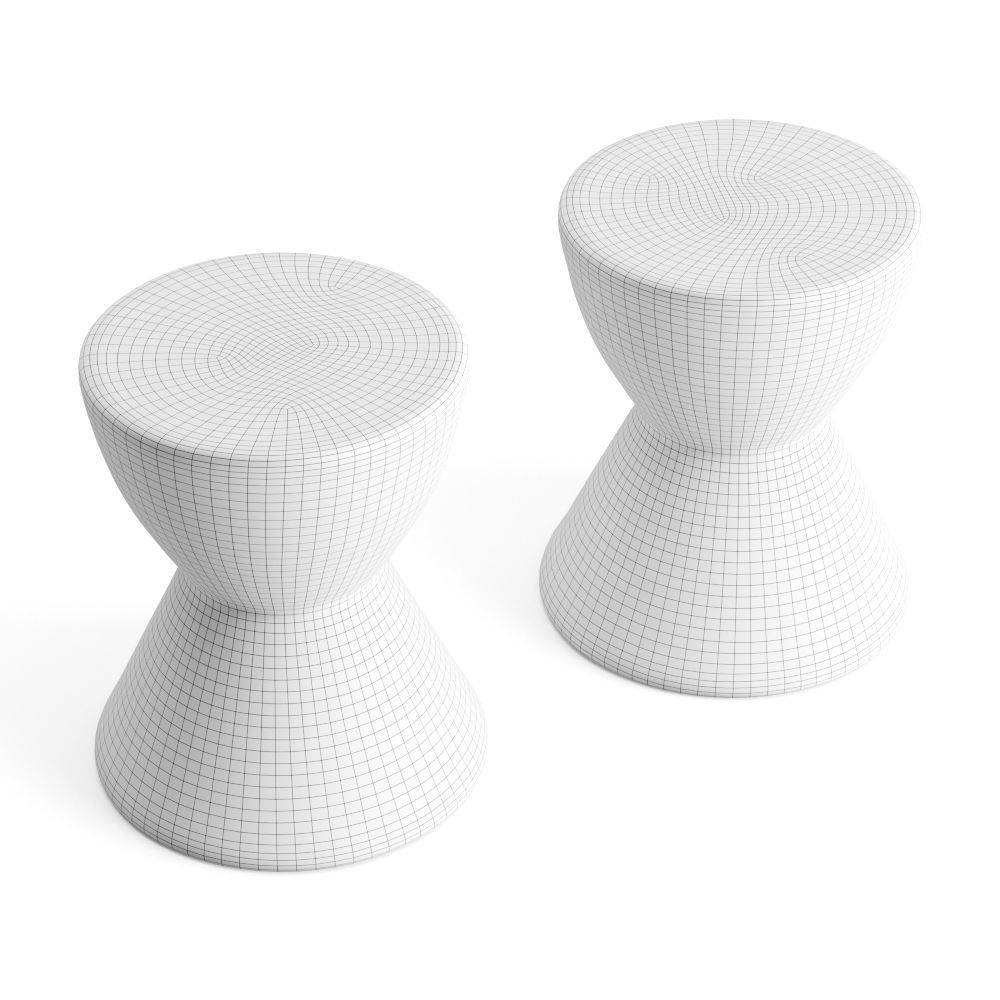 Coalwood End Table 3D model_4